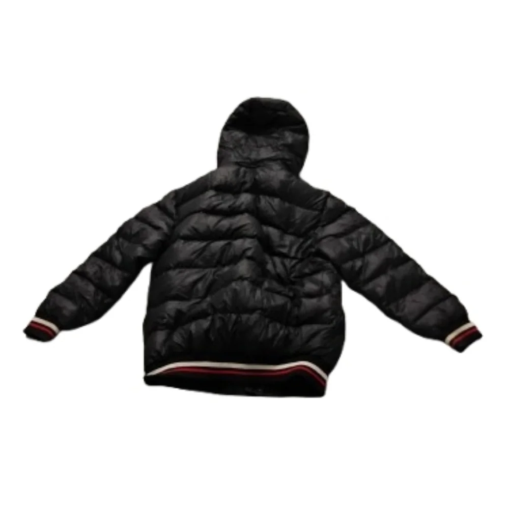Diesel Boys Contrast Trim Hooded Puffer Jacket Down Fill Size 14